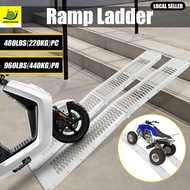 🇲🇾🚚Aluminum Folding Ramp Ladder Motorcycle Bike Tangga Motor  Heavy Duty Stage Ramp Transport ATV 4x