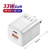 KUULAA GaN 20W 33W 35W 40W 50W 65W PD Charger USB ประเภท C ที่ชาร์จสำหรับไอโฟน 15 14 13 12 Pro Max M