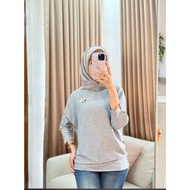 Sonya Top Knitt Batwing | Premium KnitWear Women's Tops | Batwing Knit Blouse Top Women's Button Sle