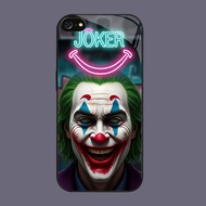 HW-17 ClownJoker Girl Glass Casing for iphone 6 XR 8 XS 6S SE X 7 Max Plus 2020 2022