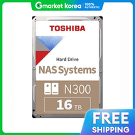 Toshiba | Toshiba N300 Nas Hdd (16Tb) Hdwg31G Cmr/7200/512 Secure Packaging +Genuine+