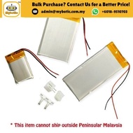 LiPo Rechargeable Battery 3.7V 300mAh, 750mAh, 800mAh, 1000mAh, 1200mAh, 1300mAh Battery For Drone