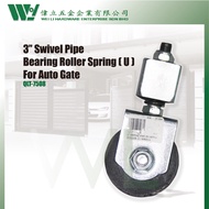 3" Swivel Pipe Bearing Roller (Spring) / pipe bearing roller /  U groove bearing roller / bearing roller gate
