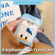 STARSSEA✨【Free Gift】Alat dengar Bluetooth 蓝牙耳机 EarBuds Bluetooth Earpod Inpods12 Wireless Earphone 5