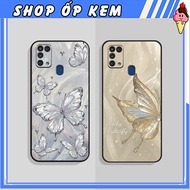 Samsung M21, M31, M51 Case BEAUTIFUL FLOWERS AND BEAUTIFUL SPLITTING BUTTERFLY Phone Case