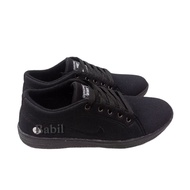 HITAM Plain BLACK SCHOOL SHOES FULL BLACK SHOES FULL BLACK SHOES