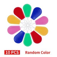 [10件裝][顏色隨機] 塑膠穿針器 尾穿線器 引線器 縫紉機穿線器 [平行進口] [6件販量裝]