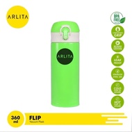 Arlita Vacuum Flask Green Bottle Thermos Mini Flip 360ML VF-FJ1065