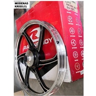 RCB Sport Rim SP688 Modenas Kriss100 Kriss110 (No Disc) - Matt Black 140/160-17  Kriss Racing Boy Or