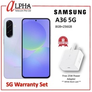 Samsung Galaxy A36 5G 8GB+256GB with 1 Year Samsung SG Warranty *** Free 25W Power Adapter ***