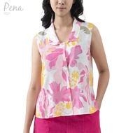 Pena house เสื้อเบลาส์แขนกุด คอปก PWSS032401