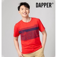 Dapper | Dapper Vert Red Round-Neck Graphic-T-Shirt - 0761TZX [Size Available S-2XL]