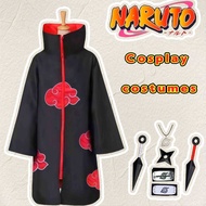 Naruto Costume Anime Akatsuki Cloak Cosplay Sasuke Uchiha Cape Kids  Cosplay Itachi Clothing Suit Gi
