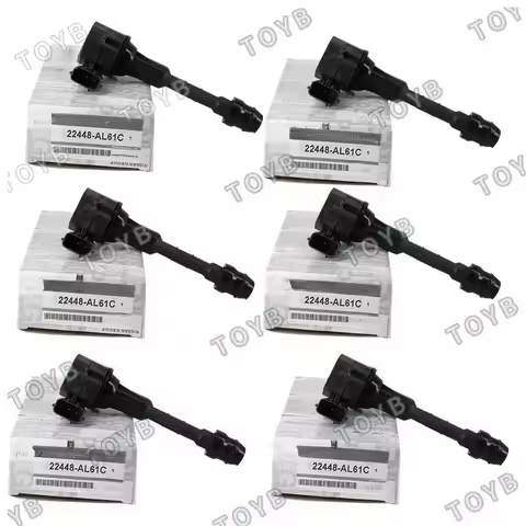 6Pcs/lot 22448-AL61C 22448-AL615 22448 AL61C AL615 Ignition coils For INFINITI FX35 M35 G35 NISSAN 3