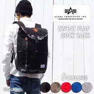 日本 Alpha Industries 多色拼迷彩 針織布 多功能背囊