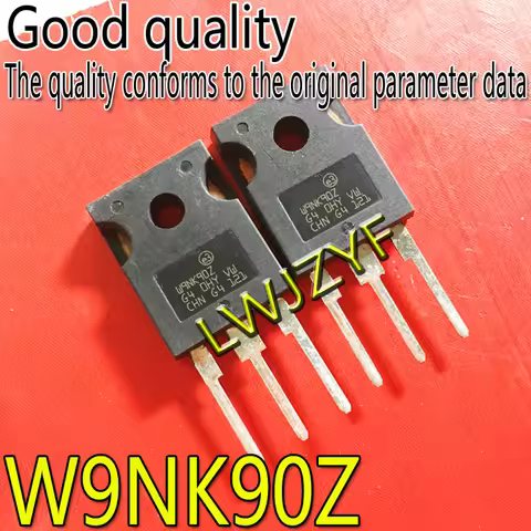 (1Pieces) New W9NK90Z STW9NK90Z TO-247 MOS 900V 8A MOSFET Fast shipping