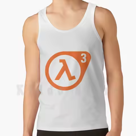 Half-Life 3 Confirmed Tank Tops Vest 100% Cotton Halflife Half Life Confirmed Valve