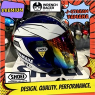 Helmet SHOEI JSTREAM Yamaha - Silver / Blue / Red / Visor SHOEI CJ1 (1 to1)