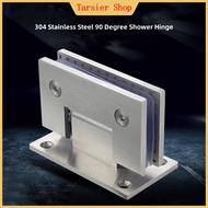 Stainless Steel Frameless Glass Door Hinges 90 Degree Shower Door Hinges Bathroom Glass Door Hinges