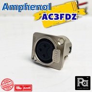 ของแท้ AMPHENOL AC3FDZ แจ๊ค XLR ตัวเมีย ติดแท่น AC3 FDZ AC-3FDZ แจ๊คแคนน่อนเมีย สำหรับ ติดแท่น งานติ