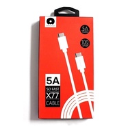 WUW-X77 TYPE-C to MICRO CHARGER & DATA CABLE WUW X105 5 IN 1 MICRO LIGHT NING TYPE-C
