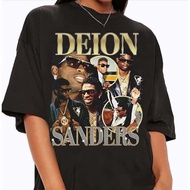 Vintage 90S Graphic Deion Sanders Tshirt - Retro Retro American Football