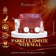 LAMOUR PAKET ULTIMATE NORMAL - Paket Skincare Untuk Semua Jenis Kulit Original BPOM - Pencerah / Ant