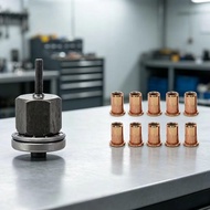RIVERSIDE Rivet Nut Tool, Carbon Steel Rustproof Threaded Insert Tool, Professional Tool Head Rivet 