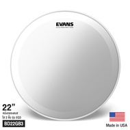 Evans™ BD22GB3 EQ3 หนังกระเดื่อง / หนังกลองเบส 22" แบบใส น้ำมัน 2 ชั้น หนา 6.5 มิล + 6.5 มิล พร้อม M