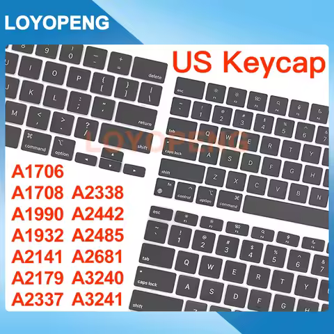 A2442 US Keycap For Macbook Pro Air A1706 A1708 A1990 A2141 A2179 A2337 A2338 A2485 A2681 Replace ke