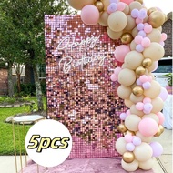 5pcs 30*30cm Square Sequin Tile Backdrop / Sequin Backdrop / Wall Decoration / Party Decoration / Bi