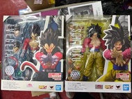 👍現貨 旺角皆旺b25 Bandai Shf S.H.Figuarts Dragonball GT Super saiyan 4 son Goku & Vegeta set 龍珠 GT 超級撒亞人 4