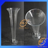 H 40CM GLASS VASE 8023 CONTAINER FLOWER DECORATION FOR GROWING AQUATIC PLANTS PASU BUNGA KACA