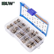 100pcs 5x20mm Quick Blow Glass Tube Fuse Assorted Kit Amp 0.25A 0.5A 1A 2A 3A 5A 8A 10A 15A 20A 250V