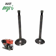 Engine Valve Intake / Exhaust (PAIR) Kubota RK80 ET80 ET70 E7 E8 Water Cooled Diesel Engine