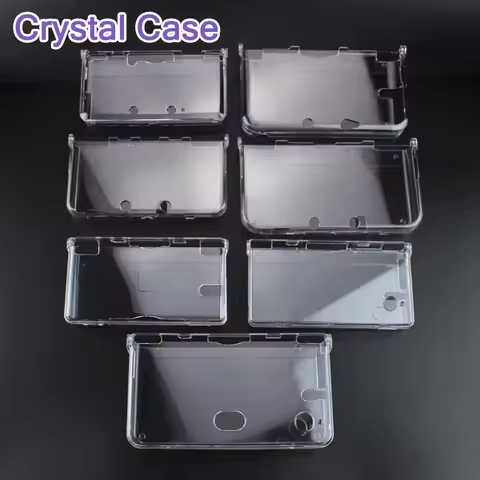 Plastic Clear Crystal Shell For PSP GO PSV 1000 2000 GBA SP NDSL DSI NDSi XL 3DS XL New 3DS XL LL Co