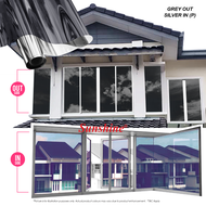 House Tinted Film / Tinted Film Rumah Color Reflective Tinted Film / Tinted Film Reflektif Berwarna 