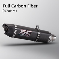 SC Project Muffler/carbon muffler General Motorcycle Exhaust Muffler 51mm Caliber