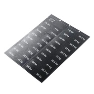4 5kg-90kg Weight Block Sticker Weight Stack Labels Weight Sticker Labels Easy to Use for Weight Ide