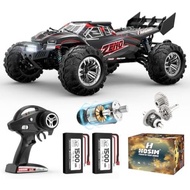 Remote Control Car 48+KMH, High Speed Large RC Truck 4X4 Off-Road All Terrains Waterproof Monster Tr