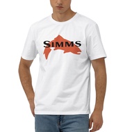 Simms Fishing Bozeman Montana Fly Fishing Tackle Fashion Clothing Round T Shirt