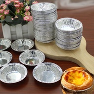 Silver aluminum egg tart baking base, Disposable Egg Tart Aluminum Mold