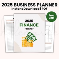 2025 Finance Planner, Printable PDF Budget Planners Money Cash Journal Book Buku Simpanan Duit 存钱本 S
