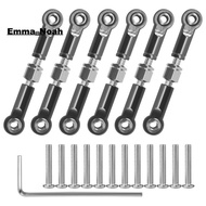 6Pcs Adjustable Metal Linkage Pull Rod Front /Rear Servo Link for  A949 A959 A969 A979 K929 RC Car U