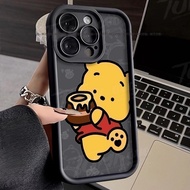 Bear Hug Brother Pooh Thickened Phone Case OPPO A98 Reno8T AX5 AX5S A5 A9 A31 A79 A3Pro Soft