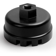 64.5mm Oil Filter Wrench: 14 Flutes 6 Slots Oil Filter Removal Tool Compatible with Toyota Lexus Sci