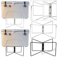 Camping Folding Cooler Stand Frame Foldable Ice Box Holder Hiking Holder Support