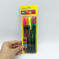 Daiso 5-Color Highlighter Pen Highlighter Set