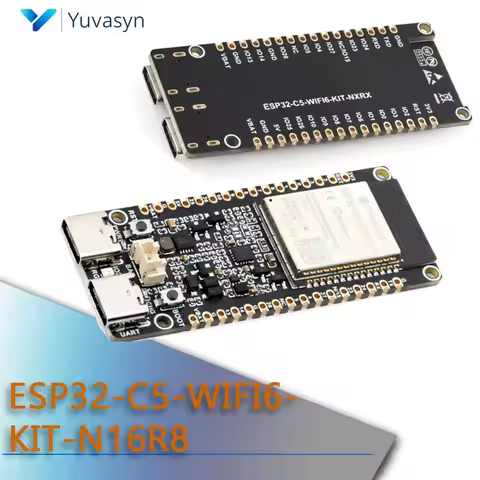 ESP32-C5-WIFI6-KIT-N16R8 ESP32-C5 Development Board ESP32-C5-WROOM ESP32 C5 Dual Wi-Fi 6 16MB Flash 