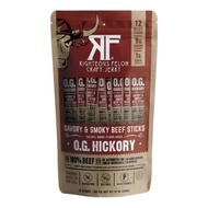 ☘️ 12ct x 1oz Best B4 04/2026 Righteous Felon Craft Jerky, O.G. Hickory Beef Stick